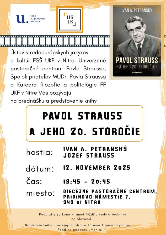 Pavol Straus a jeho 20 storocie cagenda