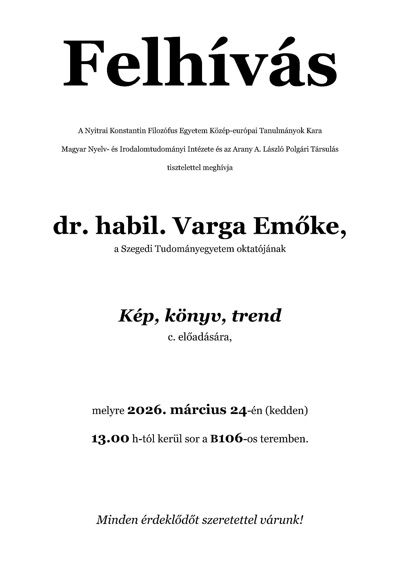 Eloadas Varga Emoke 2026