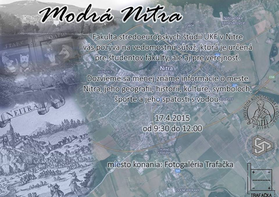 plagát Modrá Nitra
